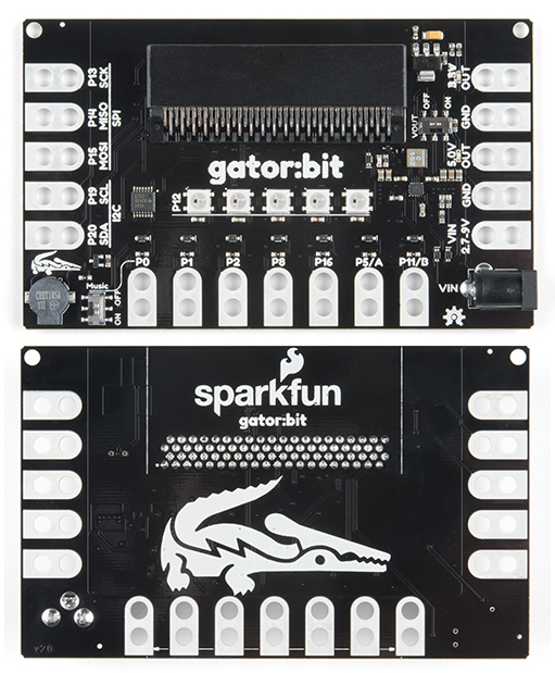 位置电路 - SparkFun DEV-14484 gator:bit和DEV-15162 gator:bit v2.0